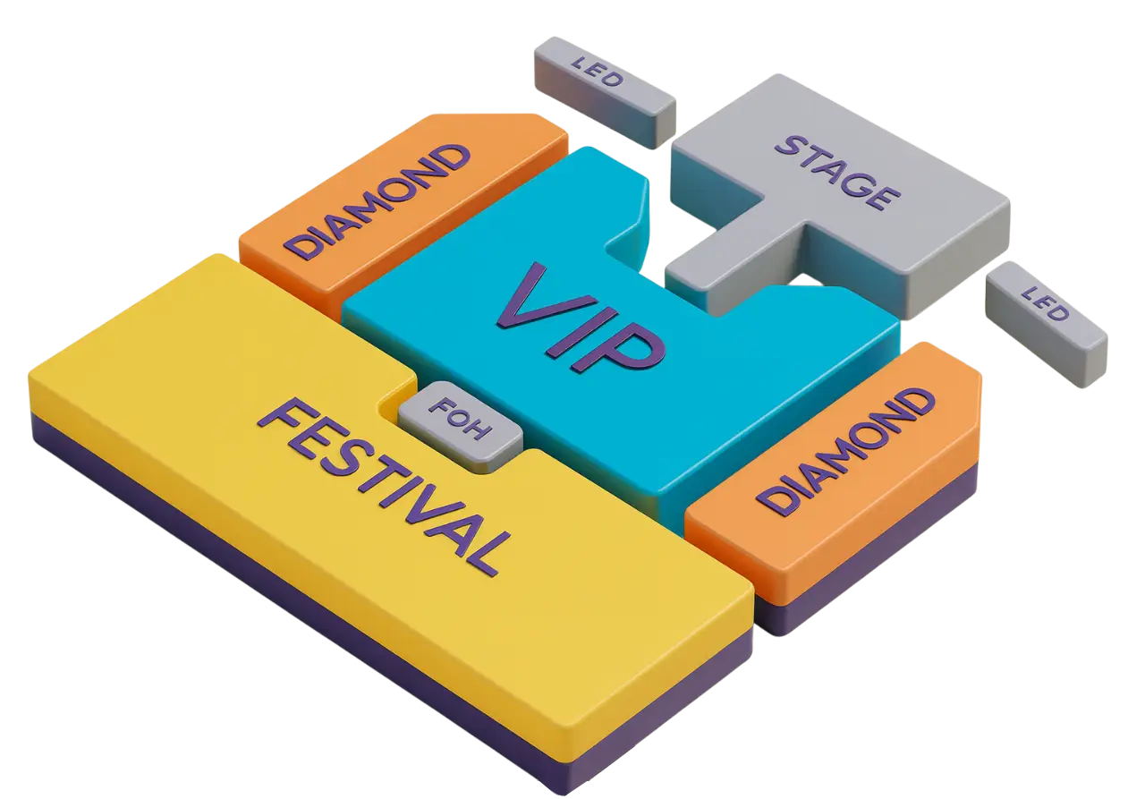 Venue Layout Poppin Concert